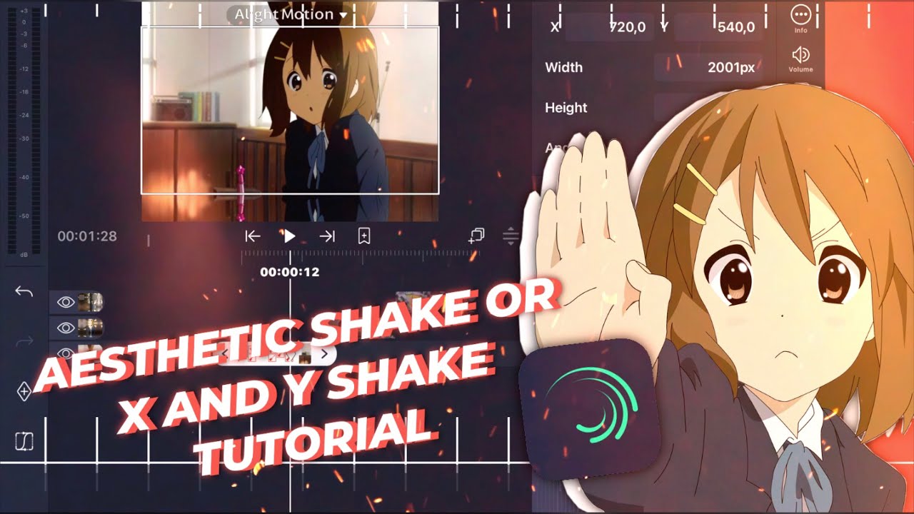 Aesthetic Shake Or X And Y Shake Tutorial Alight Motion Tutorial