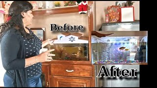 My Home Aquarium Cleaning Plz Subscribe My Channel 🙏🏻 Love U all🫰🏻