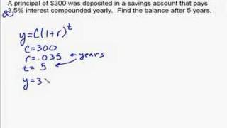 A18.7 Compound Interest Problem