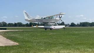 C-FHOC Cessna 206T taxis by  on Thursday, July 25, 2024 at AirVenture