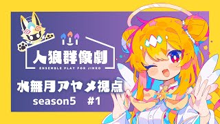 【人狼群像劇】今回から視点公開OK！お手柔らかにお願いします✨【#VTuber/水無月アヤメ視点】