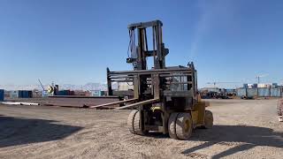 Lot 202 - HYSTER 280 YARD FORKLIFT, APPROX 28,000 LB