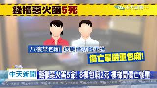 20200426中天新聞　錢櫃惡火害5命！　8樓包廂2死　樓梯間傷亡慘重