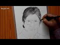 drawing amitabh bachchan pencil sketch easy pencil sketch