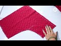 4 tucks blouse cutting करने का सही तरीका perfect 4 tucks blouse cutting belt blouse cutting