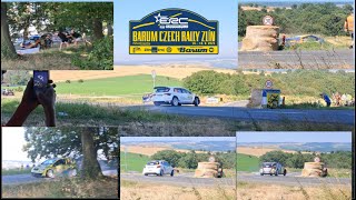 53. BARUM CZECH RALLY ZLÍN - SHAKEDOWN ACTION, DRIFTS, LOCKUP AND SMALL CRASH