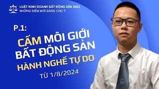 Môi giới bất động sản chính thức bị cấm hành nghề tự do từ 01/8/2024 - Luật sư nhà đất