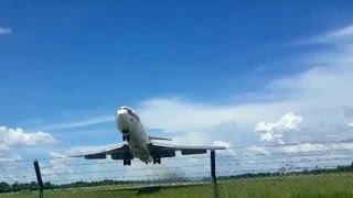 Aerosucre B727 Extreme Low Take Off- Puerto Carreño, SKPC