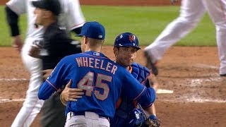 NYM@MIA: Wheeler tosses first career shutout