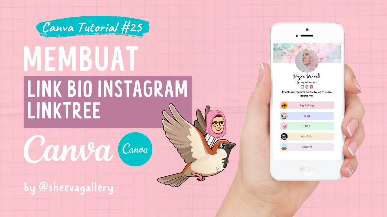Tutorial Membuat Bio Link Instagram Linktree Menggunakan Canva Canva