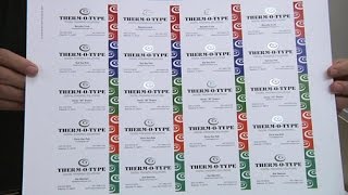 Step and Repeat Foil Stamping