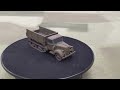 28mm 1936 ford maultier half track truck in finnish service. 3d printed and painted by me.