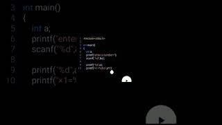 Multiplication table in C(Tutorial #5)