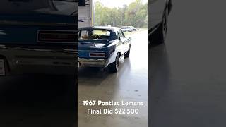 1967 Pontiac Lemans Final Bid $22,500