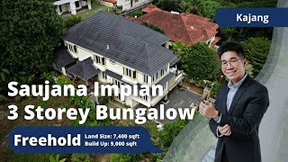 [RM3.8mil] 3-Storey Bungalow | Saujana Impian, Kajang | Johnson Chuah +60182072008