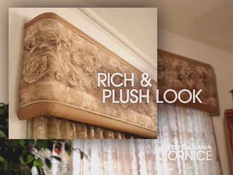 Window Coverings Ideas: Top Banana Cornice - How To Make A Cornice Valance Window Coverings Ideas: Top Banana Cornice - How To Make A Cornice Valance