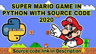 Super Mario Game In Python | source code | Python | Programming