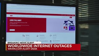 Worldwide internet outages reported