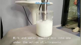 Ultrasonic homogenizer for emulsifying milk(HD)