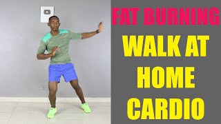 Fat Burning Walk at Home Cardio Workout/ 30 Minute Indoor Walking Workout
