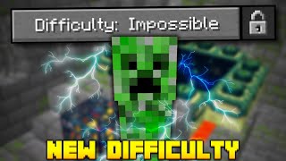 I Beat Minecraft on IMPOSSIBLE DIFFICULTY! (it was scary)