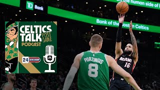 POSTGAME POD: C's have no answers for Miami's historic 3-point barrage, drop Game 2 at home
