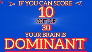 IF YOU SCORE HIGHER THAN 6, YOUR MEMORY IS FINE - THAN YOU THINK! BRAIN  | GK QUIZ CHALLENGE