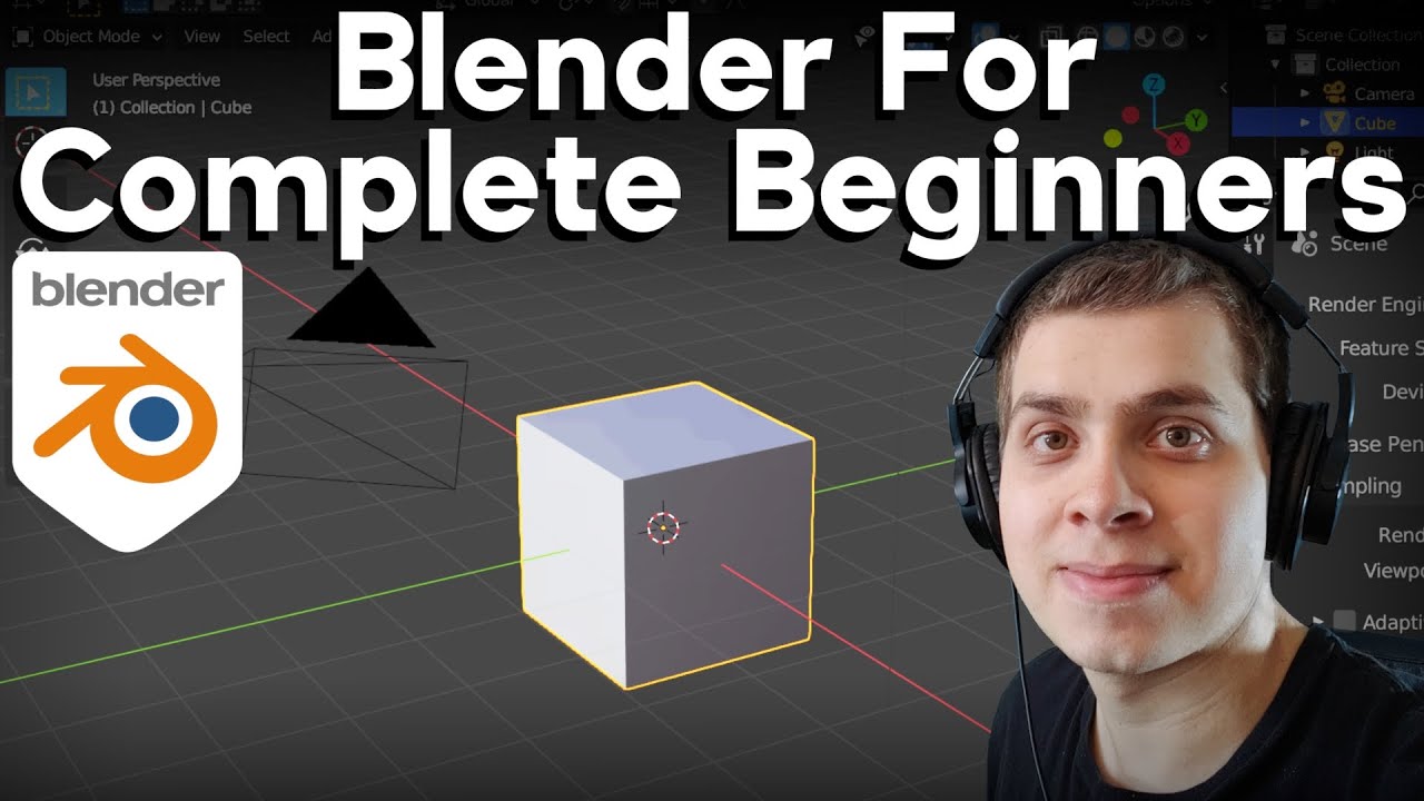 Blender Complete Beginner Tutorial Series Introduction Updated