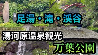 【湯河原観光】万葉公園　滝・渓谷・足湯そして蛍がいる場所