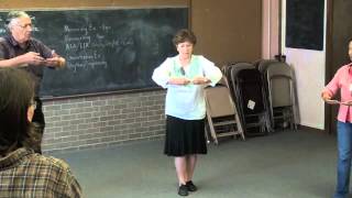 Hallelujah (Eurythmy) with eurythmist Rachel Ross at Prairie Moon Waldorf School in 2013