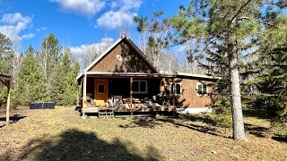 Building A Warm Cozy Cabin For My Family In Northern Minnesota: Skirting The Cabin