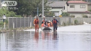 避難勧告なく・・・“決壊”　住民孤立の宮城・渋井川(15/09/11)