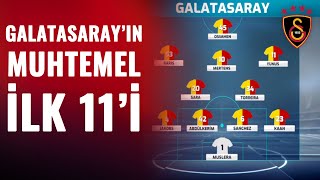 Galatasaray'ın Göztepe Maçı Muhtemel İlk 11'i