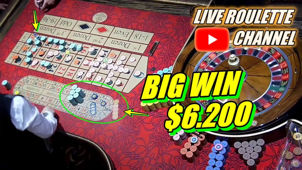 🔴 LIVE ROULETTE | 🚨 BIG WIN 💲6.200 In Las Vegas Casino 🎰 Wednesday ...