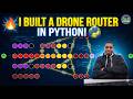 Building a Multi-Drone Routing System in Python | Dijkstra + Turn-Based Simulation