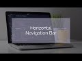 How to Create a Horizontal Navigation Bar with HTML & CSS