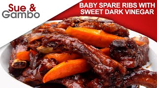 Baby Spare Ribs With Sweet Dark / Black Vinegar - Chinkiang Pork Spare Ribs Recipe