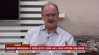 Neider Moreira é reeleito em Itaúna com 44% dos votos válidos