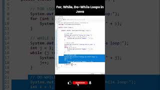 Loops in Java Explained with Examples | For, While, Do-While | Eclipse Tutorial for Beginners
