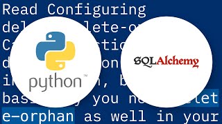 SQLAlchemy: Delete object directly from one-to-many relationship without using session.delete()
