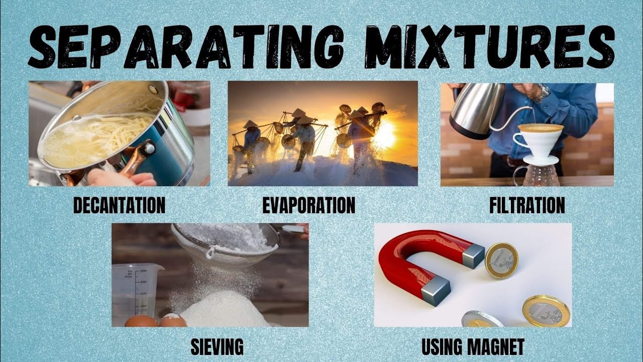 Evaporation Separating Mixtures