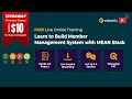 Live Training - Member Management System with MEAN Stack | Q & A | Eduonix