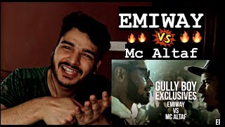 Emiway Bantai Vs Mc Altaf | GullyBoy Exclusives EP:07 | REACTION | Rtv Productions | @ravigoswamivlogs5831