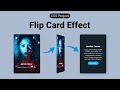 Create a Stunning Flip Card with HTML & CSS 🃏 | Hover Animation Tutorial 🚀 | MZCode01 #coding #css