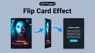 Create a Stunning Flip Card with HTML & CSS 🃏 | Hover Animation Tutorial 🚀 | MZCode01 #coding #css