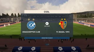 Grasshopper Club Zürich vs FC Basel (12/11/2022) Swiss Super League  FIFA 23