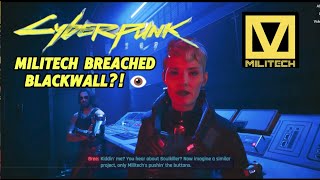 Cyberpunk 2077 Secret Mission EXPOSED! Militech's Hidden Agenda