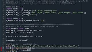 Classification Models With Python Iris Data Training Then Testing by Dr. A