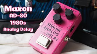 Maxon Ad-80 Analog Delay 1980s ( No Talk ).