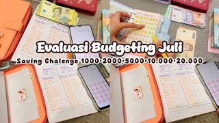 EVALUASI BUDGETING JULI • MENABUNG DARI SISA UANG KEMBALIAN • @RillaCemerlang